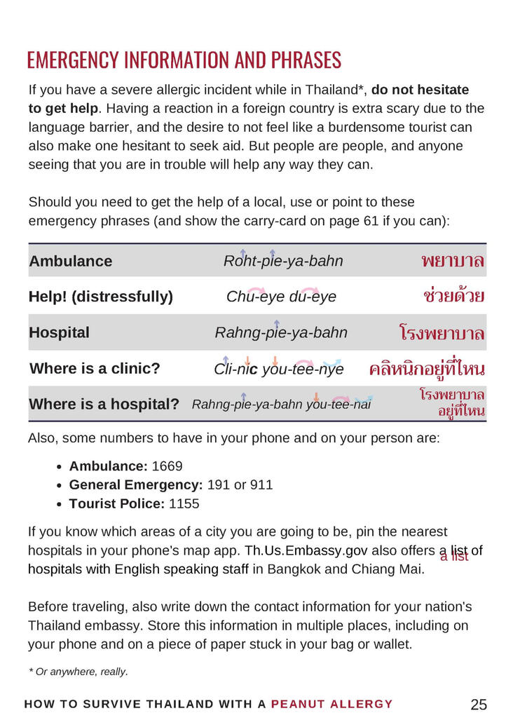 Emergency information